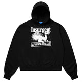 Insurgent Club - Hoodie Living Kills Black
