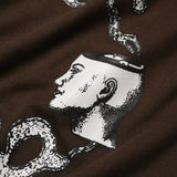 Brown Boxy Fit Air-Flex Manche Tshirt