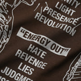 Brown Boxy Fit Air-Flex Anatomy Tshirt