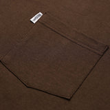 Brown Pocket Boxy Fit Tshirt