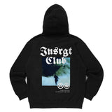 Insurgent Club - Walking Through Black Image Hoodie