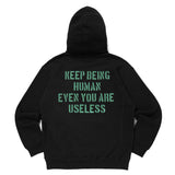 Insurgent Club - Hoodie Useless Black Graphic
