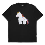 インサージェントクラブ - Tシャツ ユニコーンドール ブラック グラフィック