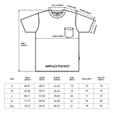 ホワイトポケットオーバーサイズフィットエアフレックスTシャツ