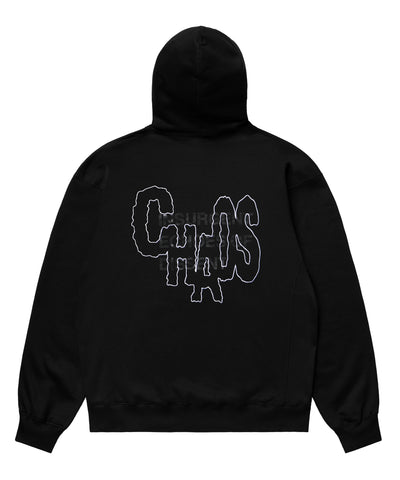 BLACK CHAOS HOODIE