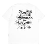 インサージェントクラブ - Tシャツ カオス トゥー マッチ ホワイト グラフィック