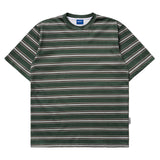 インサージェントクラブ - Tシャツ カオス ストライプ コンブ グリーン