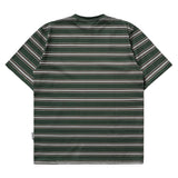 インサージェントクラブ - Tシャツ カオス ストライプ コンブ グリーン