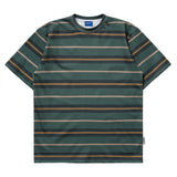 インサージェントクラブ - Tシャツ カオス ストライプ ローレルリース グリーン