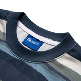 インサージェントクラブ - Tシャツ カオス ストライプ ブリスフル ブルー