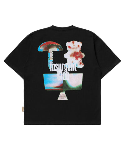 Black Boxy Fit Air-Flex Shroomge Tshirt