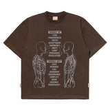 ブラウンのボックスフィット エアフレックス アナトミーTシャツ