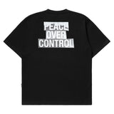 Insurgent Club - Tshirt Kaos Peace Over Control Black