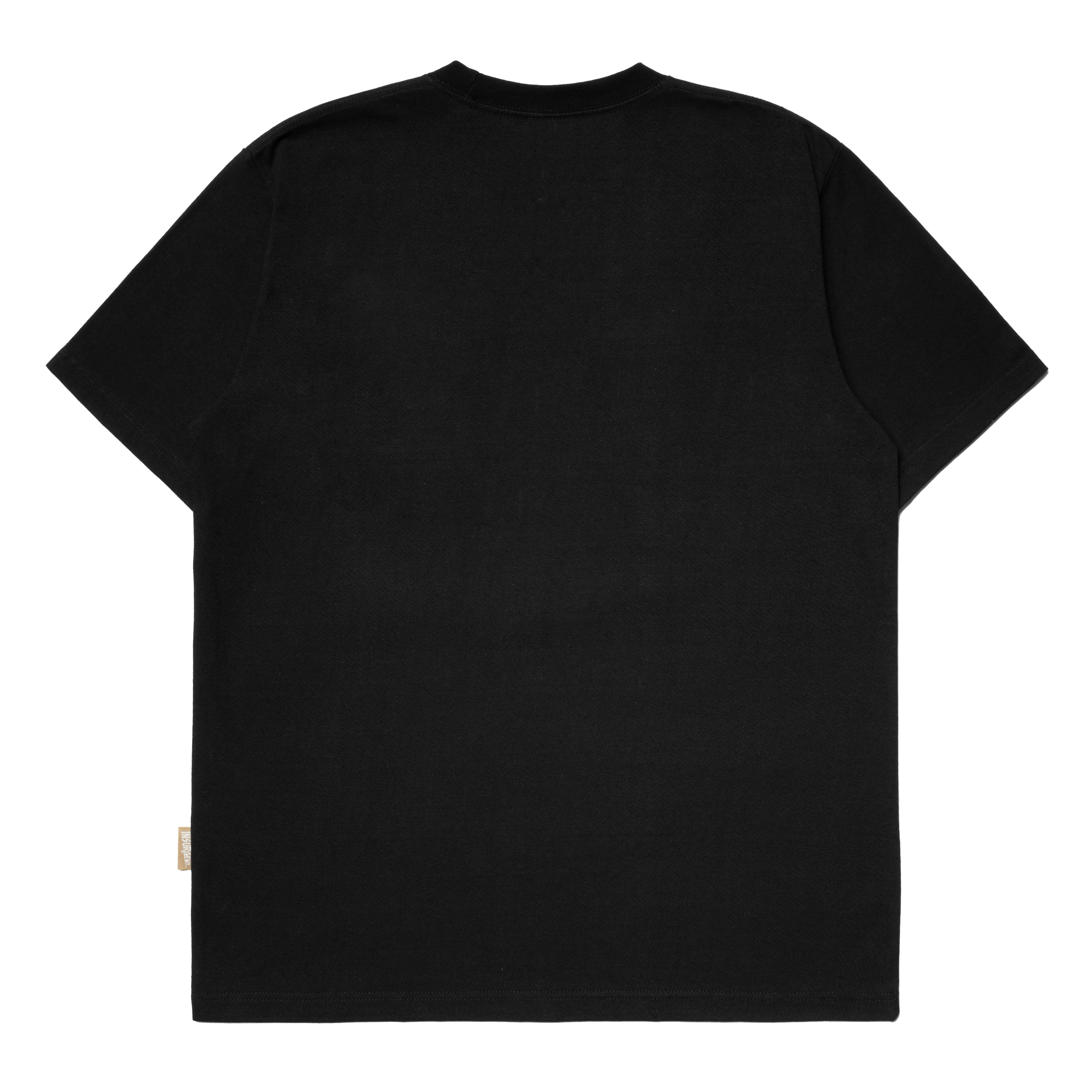 Black Pocket Oversize Fit Air-Flex Tshirt