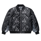 BLACK SCORPIO REVERSIBLE BOMBER JACKET