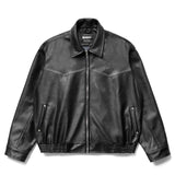 Insurgent Club - Leather Western Jacket Black