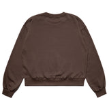 Insurgent Club - Crewneck Basic Boxy Embroidery Brown