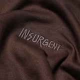 Insurgent Club - Crewneck Basic Boxy Embroidery Brown