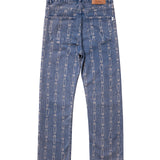 BLUE CLIPSE JACQUARD PANTS