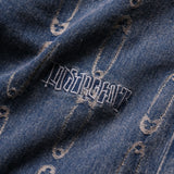 BLUE CLIPSE JACQUARD PANTS