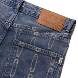 BLUE CLIPSE JACQUARD PANTS