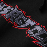 HOODIE RAGE TYPE BLACK 375 GSM