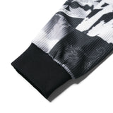 BLACK ARCHIVE PATCH WAFFLE CREWNECK