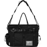 BLACK CONNECTED SLING BAG