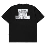 Insurgent Club - Tshirt Kaos Peace Over Control Black