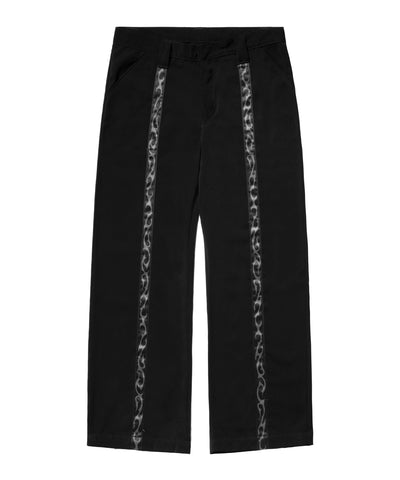 BLACK SIBER STRIPE PANTS