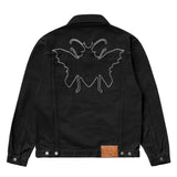 BLACK CICADA DENIM JACKET