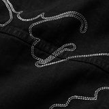 BLACK CICADA DENIM JACKET