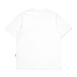 WHITE POCKET BOXY FIT TSHIRT