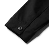 BLACK SIBER STRIPE WORK JACKET