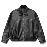 Insurgent Club - Leather Western Jacket Black