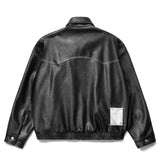 Insurgent Club - Leather Western Jacket Black