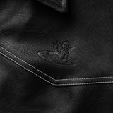 Insurgent Club - Leather Western Jacket Black