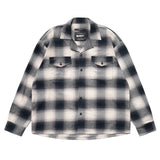 Insurgent Club - Open Collar Shirt Black White