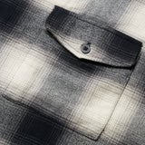 Insurgent Club - Open Collar Shirt Black White