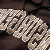 Insurgent Club - Hoodie College Mirror Brown Wording