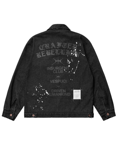 Insurgent Club x Vespuci x Driven Humankind - Trucker Jacket CR Washed