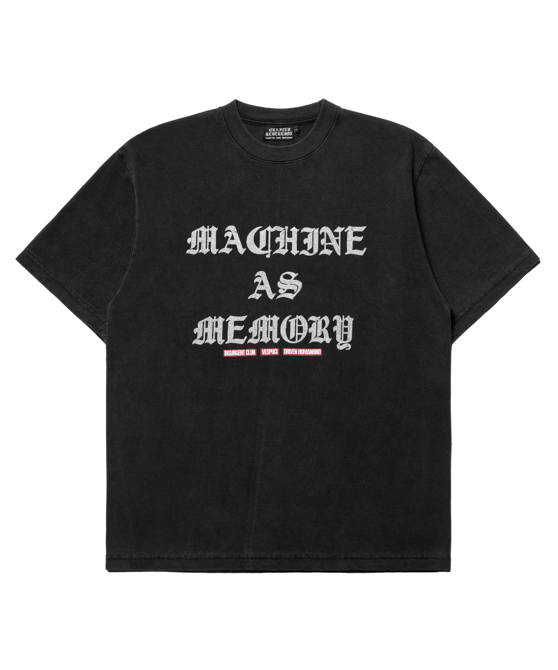 Insurgent Club x Vespuci x Driven Humankind - Tシャツ CR ウォッシュ