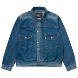 Insurgent Club - Trucker Jacket Denim Circle Type-2 Blue Washed