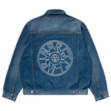 Insurgent Club - Trucker Jacket Denim Circle Type-2 Blue Washed
