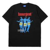 インサージェントクラブ - Tシャツ カオス3 アップル ブラック グラフィック