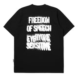 Insurgent Club - Freedom Of Speech Black Wording Tshirt