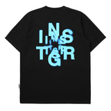 インサージェントクラブ - Tシャツ カオス ぼやけた黒の文字