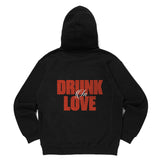 インサージェント・クラブ - パーカー「Drunk In Love」ブラックイメージ