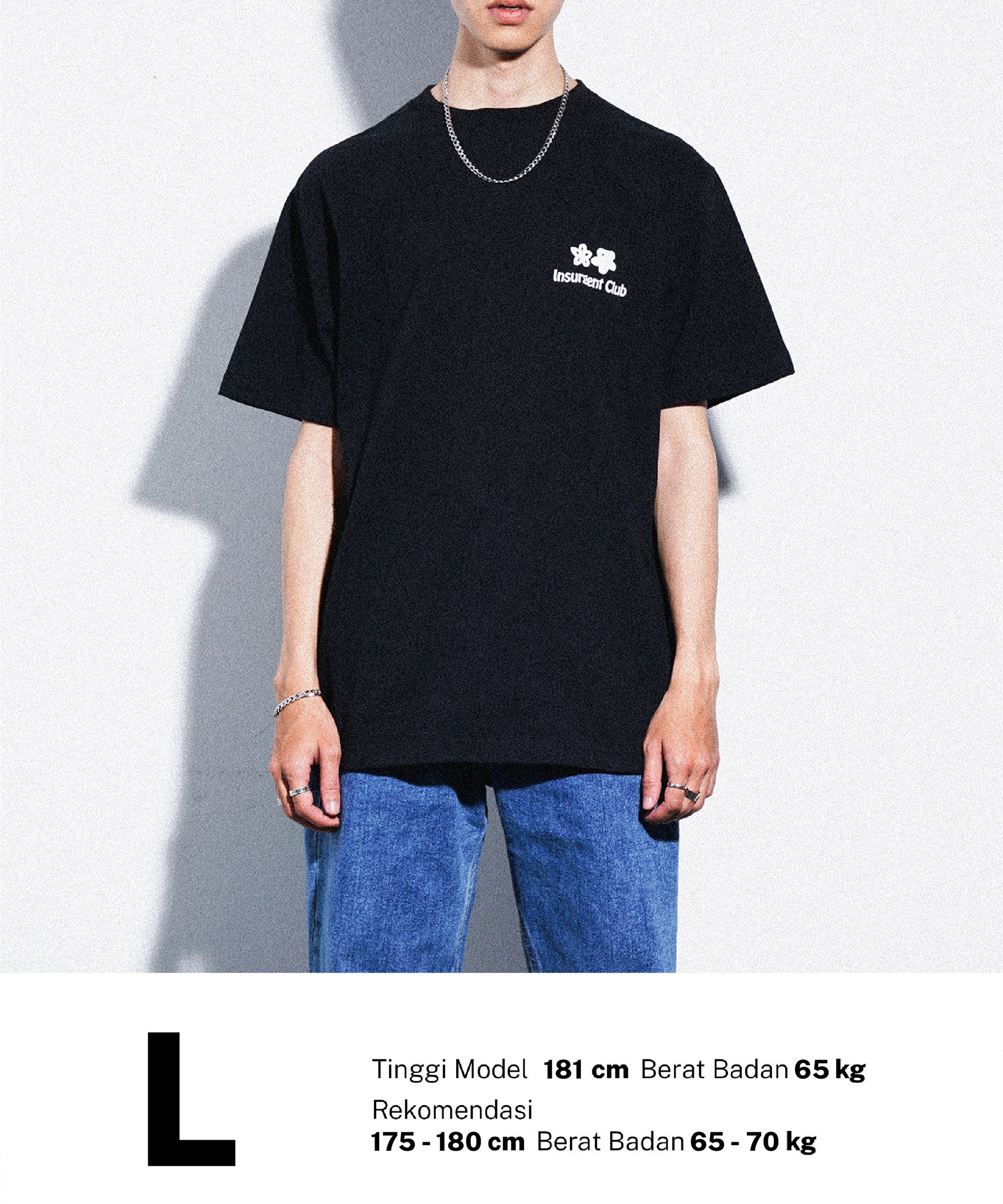 インサージェントクラブ - Tシャツ カオス ツイン ブラック イメージ
