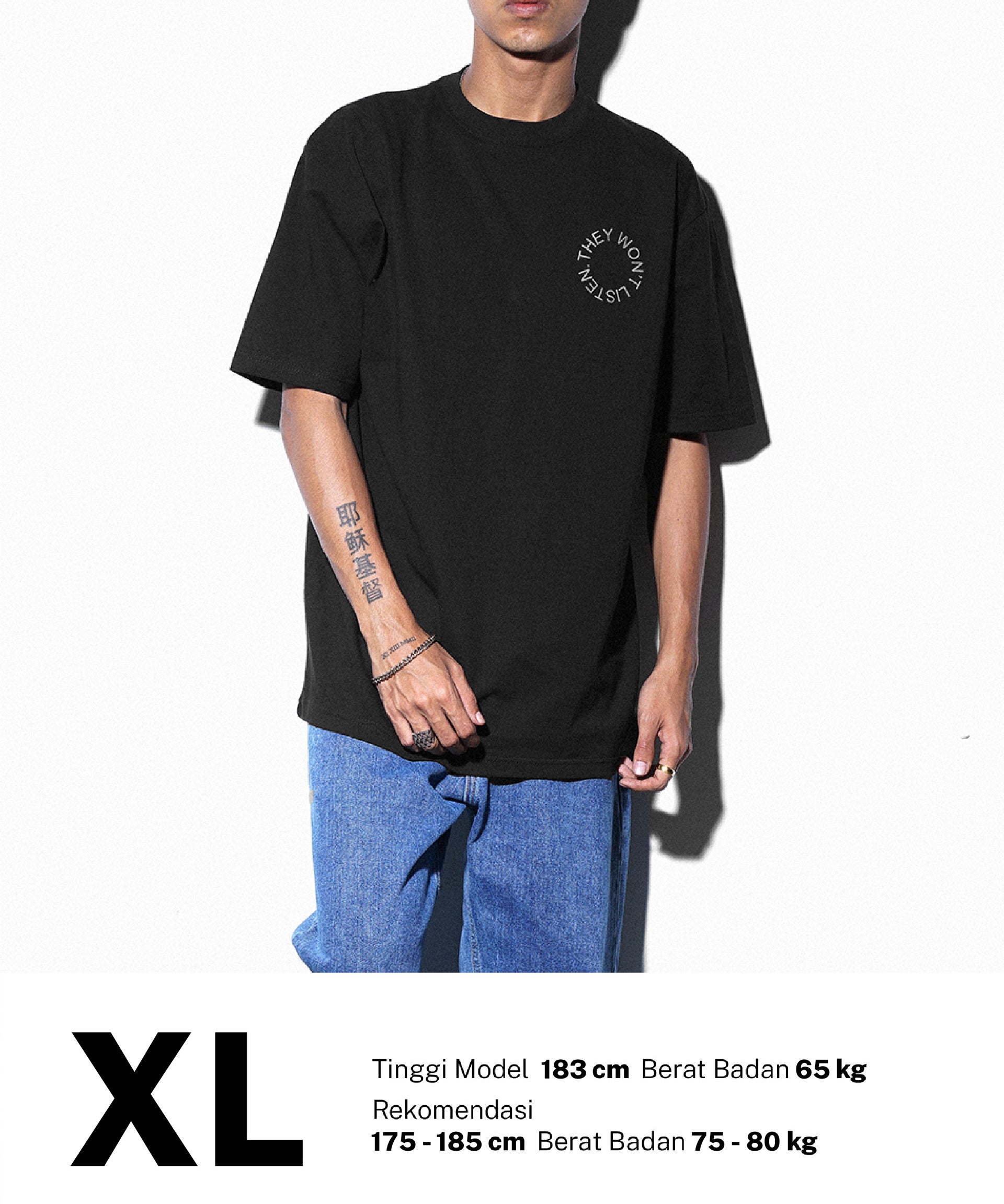 インサージェントクラブ - Tシャツ カオス ツイン ブラック イメージ